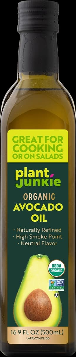 Plant Junkie Organic Avocado Oil Large Bottle