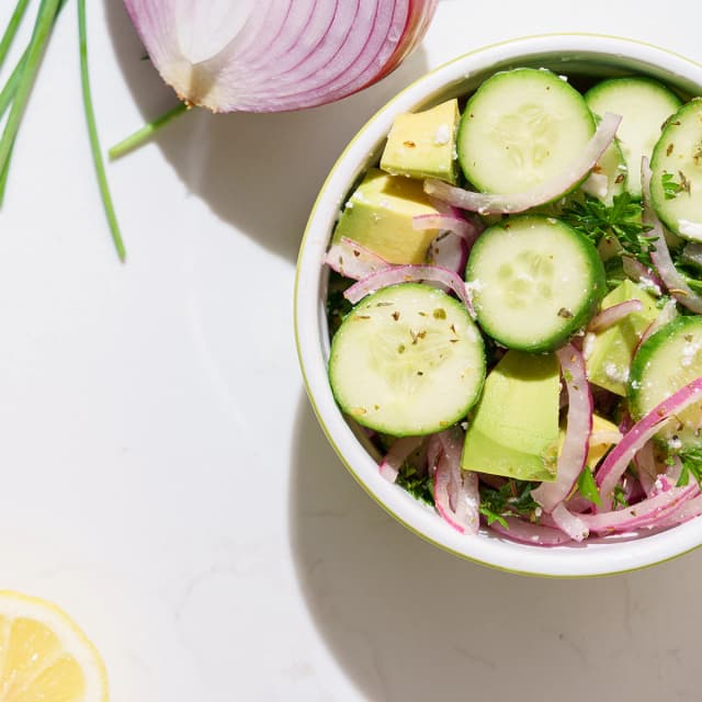 Cucumber Avocado Salad