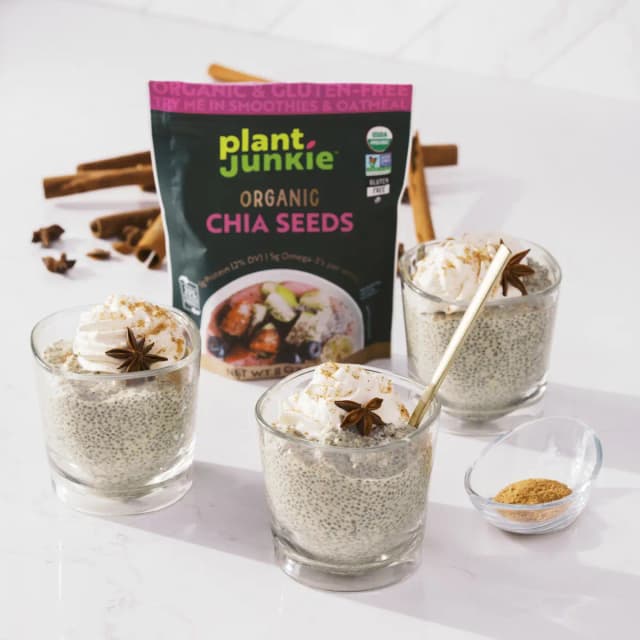 Egg Nog Chia Pudding